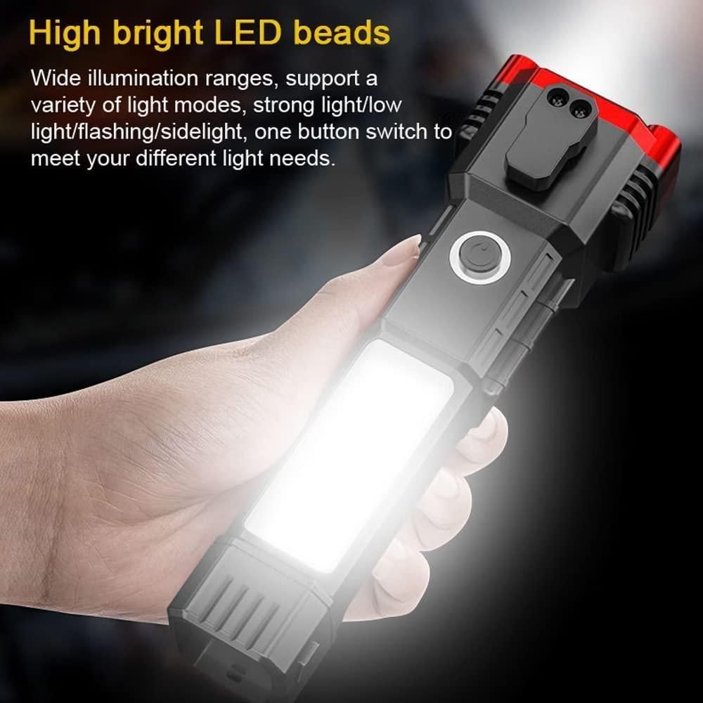 Multifunctional & Portable- Super LED Flashlight