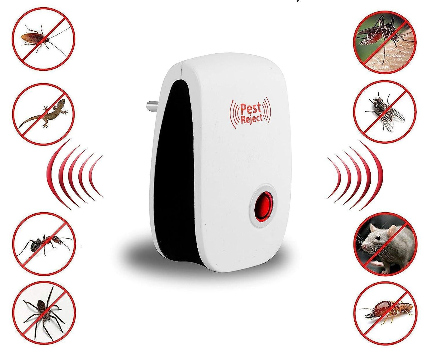 Ultrasonic Pest Repeller for Mosquito, Cockroaches(BUY 1 GET 1 FREE)