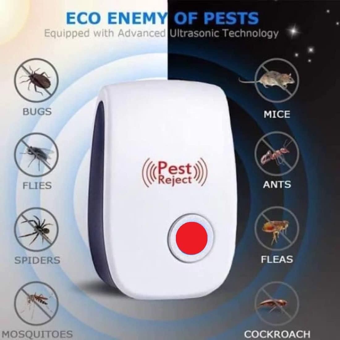 Ultrasonic Pest Repeller for Mosquito, Cockroaches(BUY 1 GET 1 FREE)